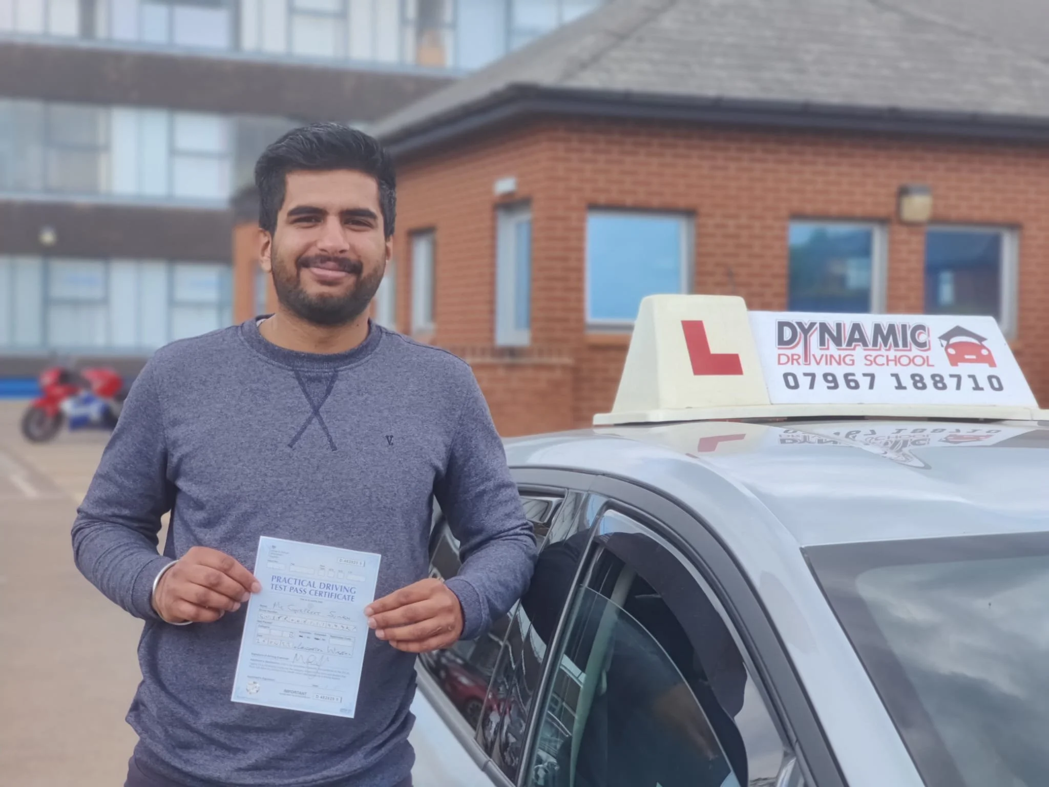 Successful Dynamic Driving School learner 1