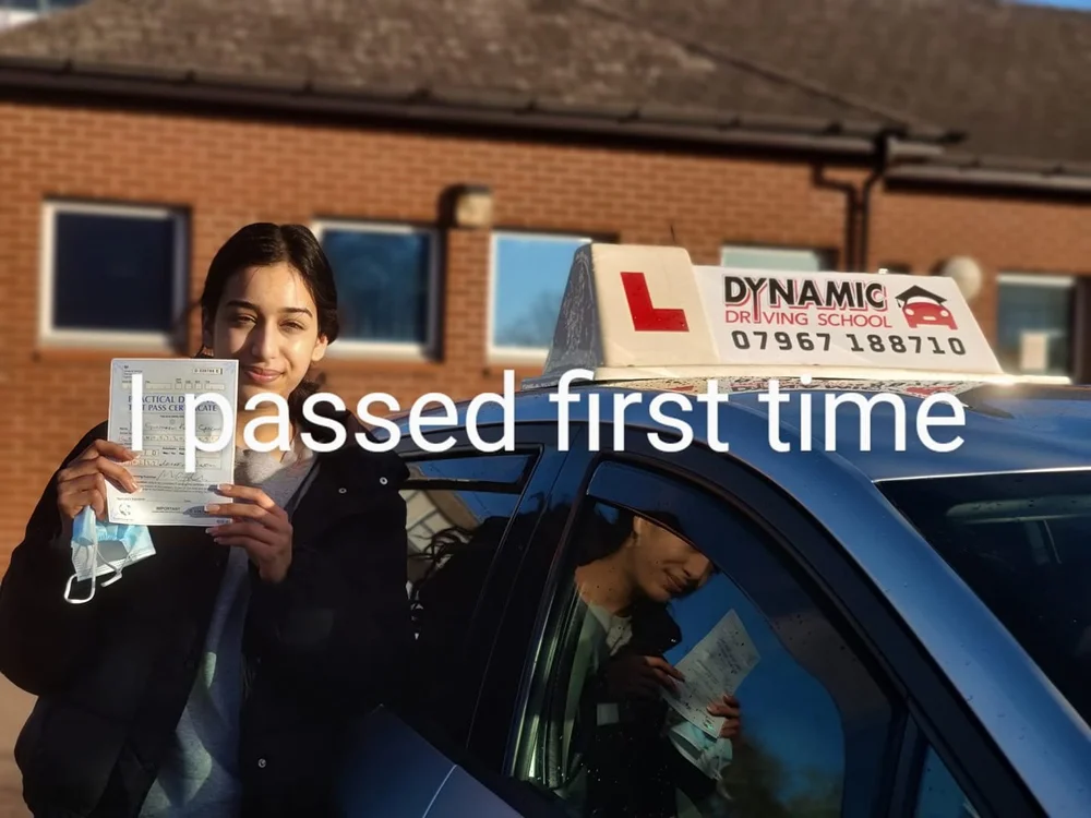 Successful Dynamic Driving School learner 3